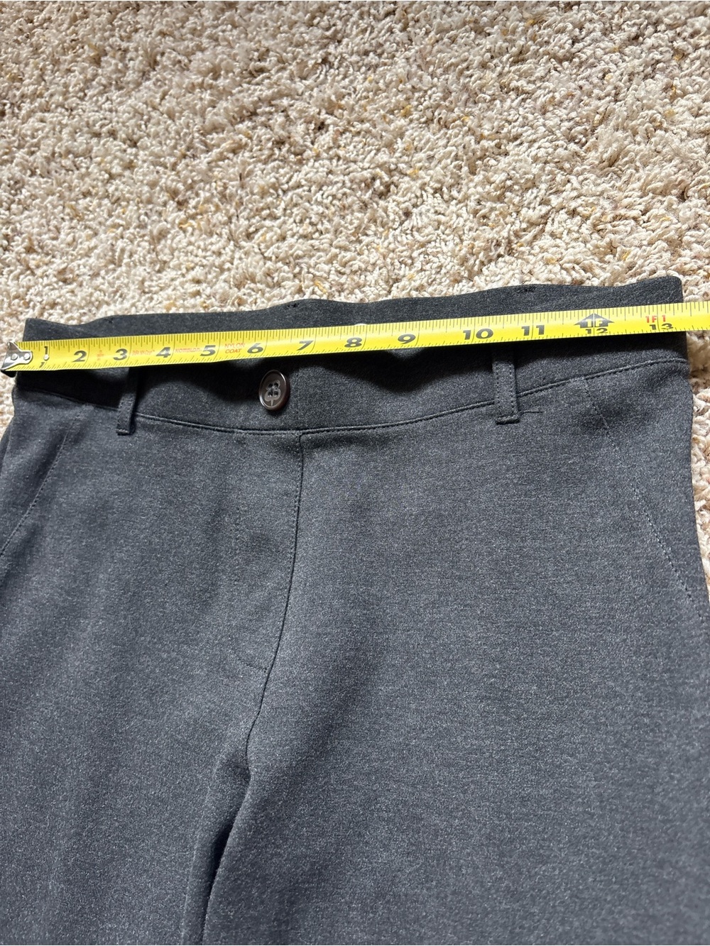BETABRAND Dress Pant Yoga Pants Bootcut Ponte Stretch Pull-On Charcoal Sz S Long - Picture 2 of 9